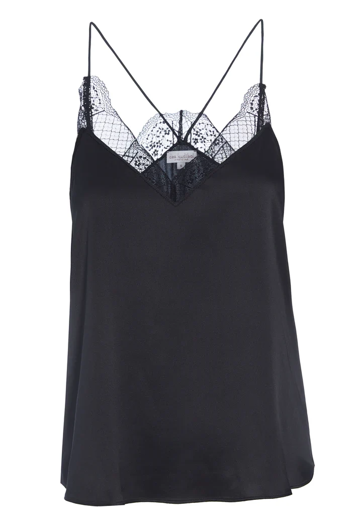 Alida Black Top