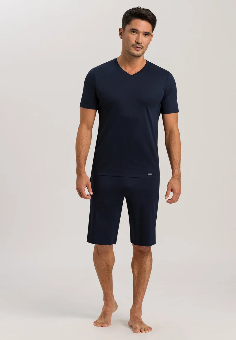 Night Selection S/SLV Pajama | deep navy 075108-071610