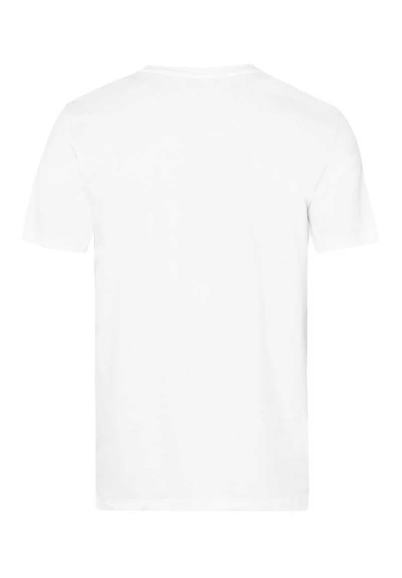 Living Shirts S/SLV Shirt V-Neck | white 075051-070101