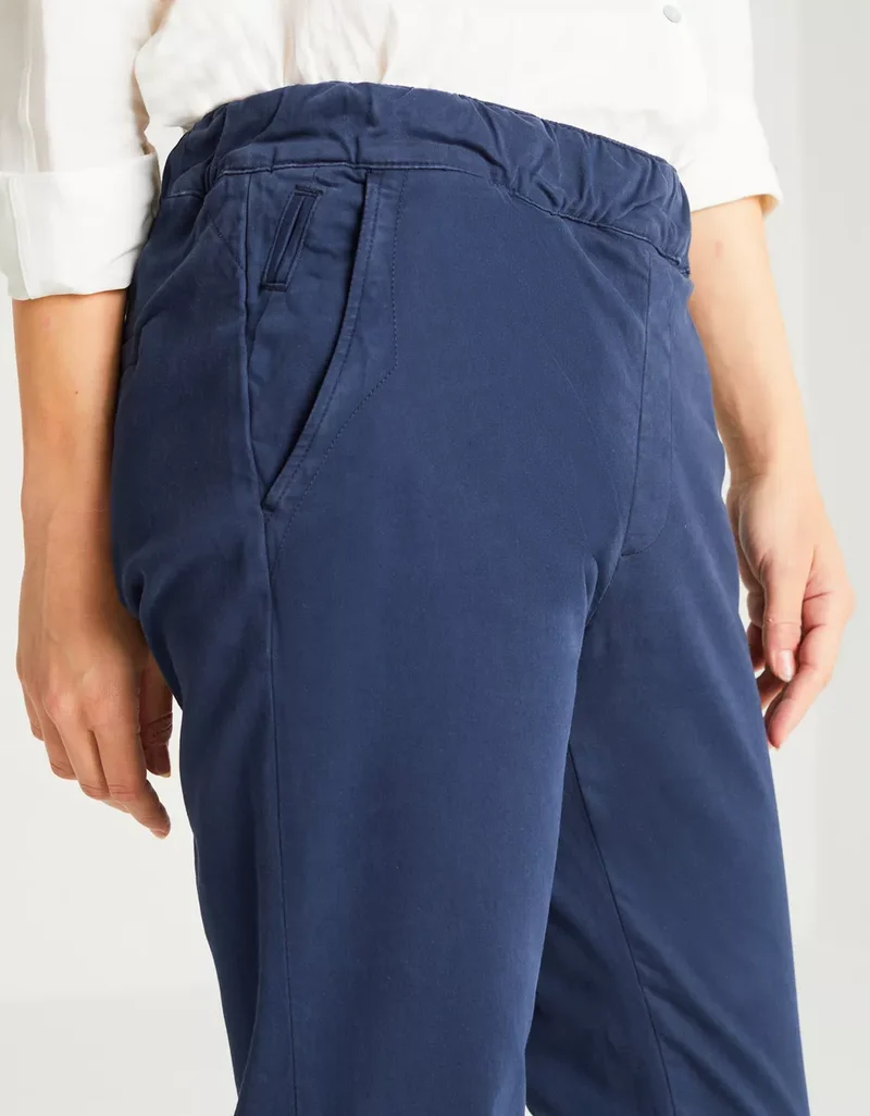 Suzie Chino Trousers Dark Navy