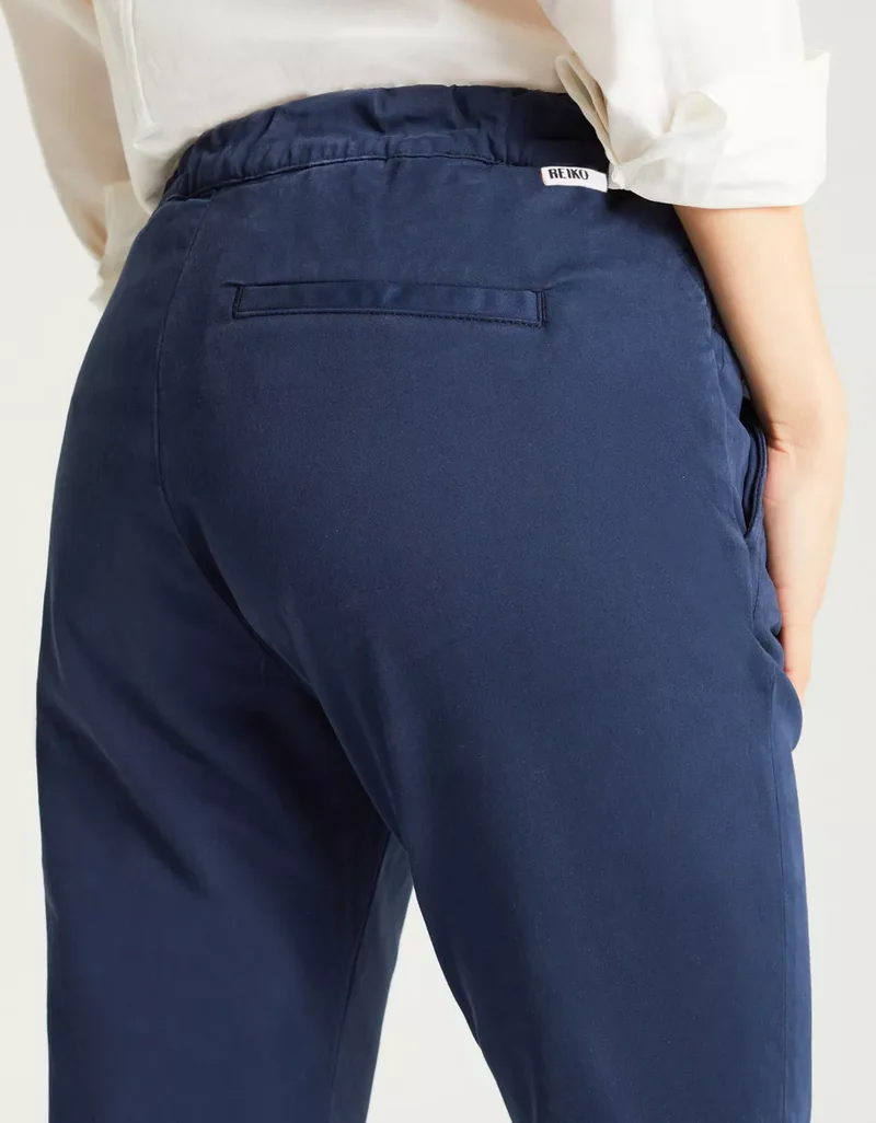 Suzie Chino Trousers Dark Navy
