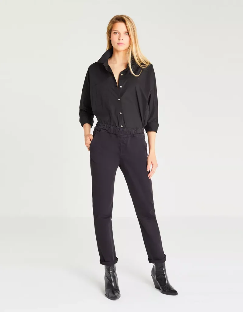 Suzie Chino Trousers Black