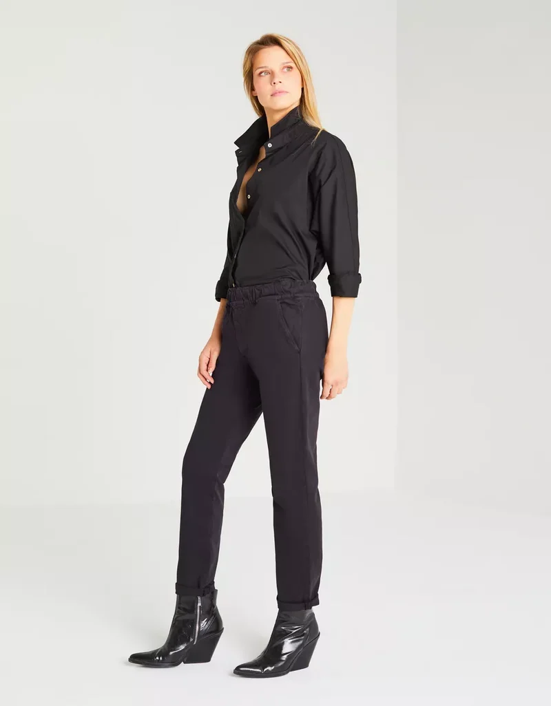 Suzie Chino Trousers Black