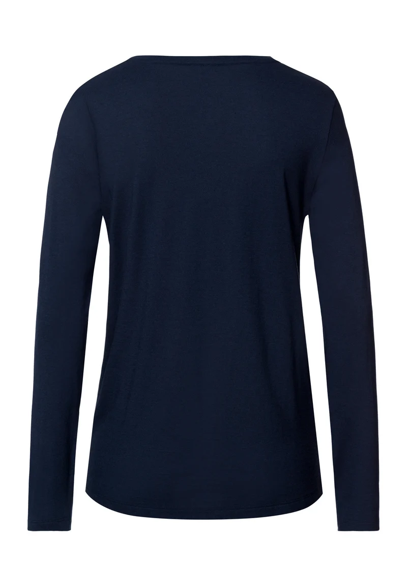 Sleep & Lounge L/SLV Shirt | deep navy 074844-071610