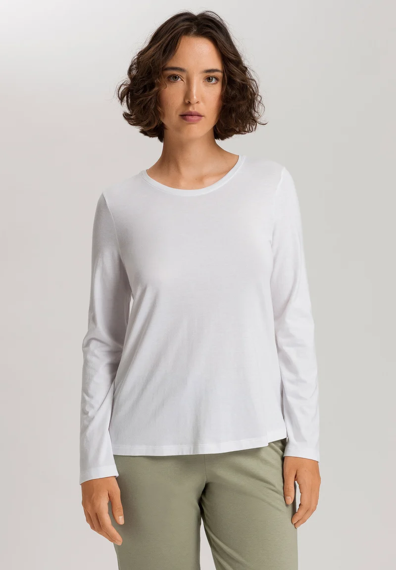Sleep & Lounge L/SLV Shirt | white 074844-070101