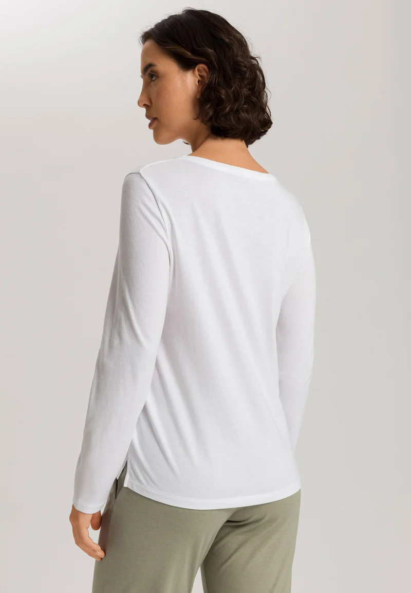 Sleep & Lounge L/SLV Shirt | white 074844-070101