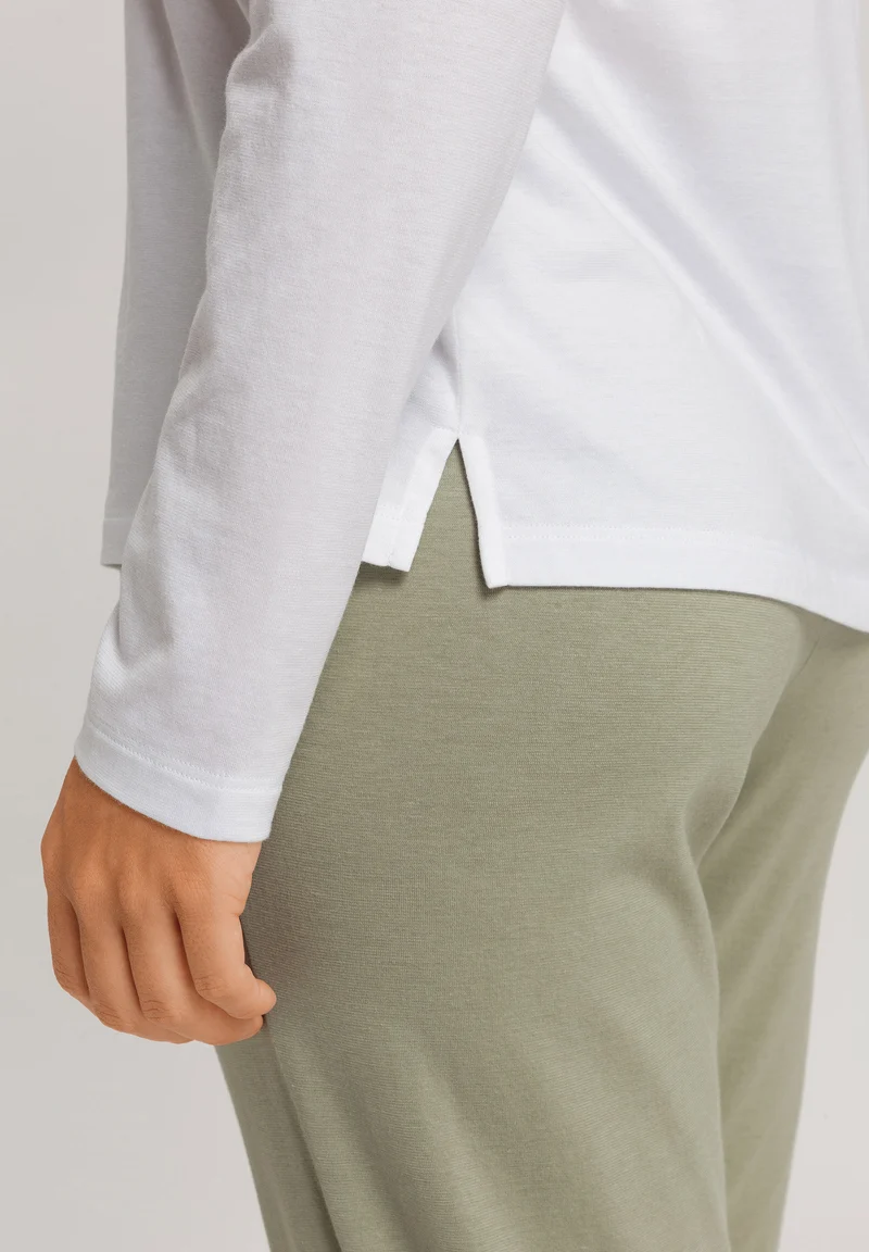 Sleep & Lounge L/SLV Shirt | white 074844-070101