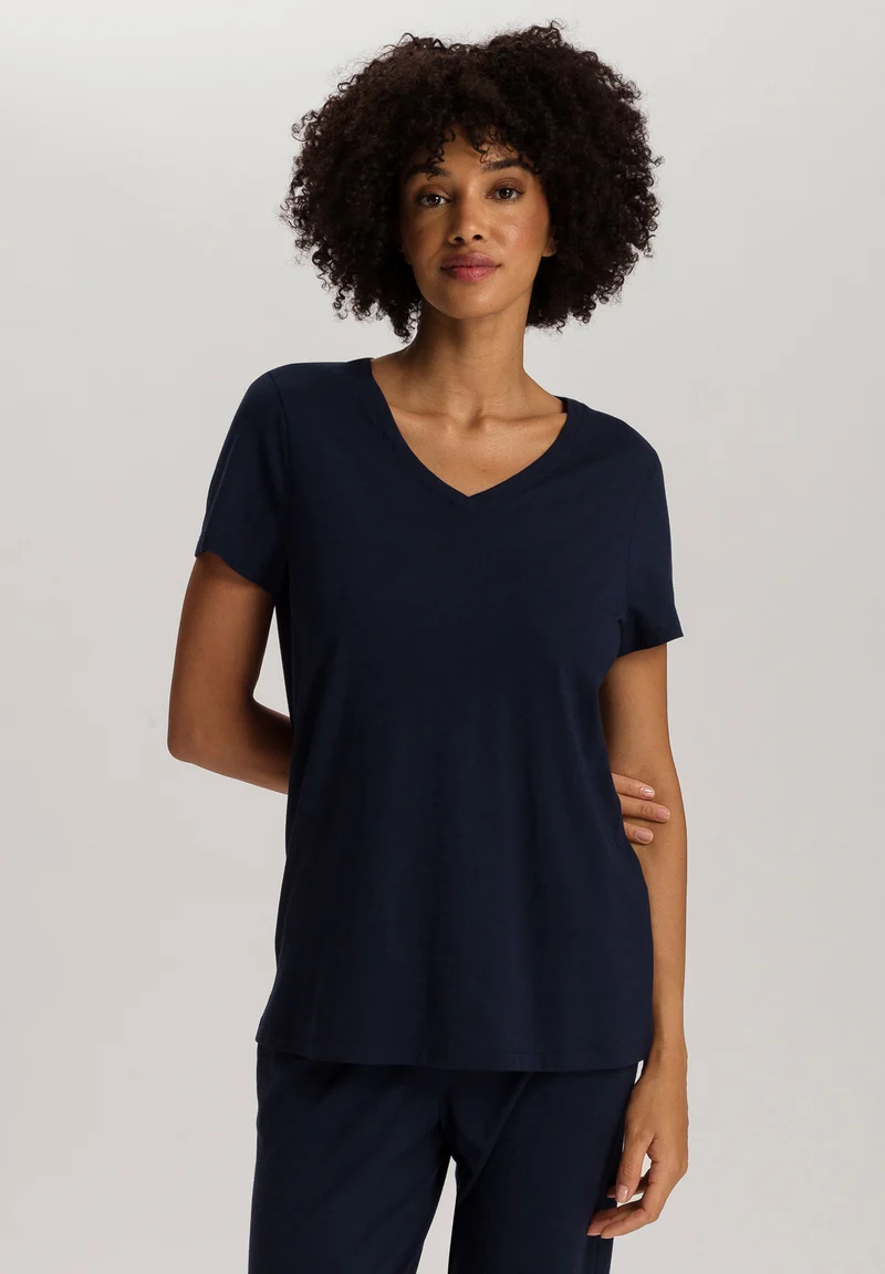 Sleep & Lounge S/SLV Shirt | deep navy 074842-071610