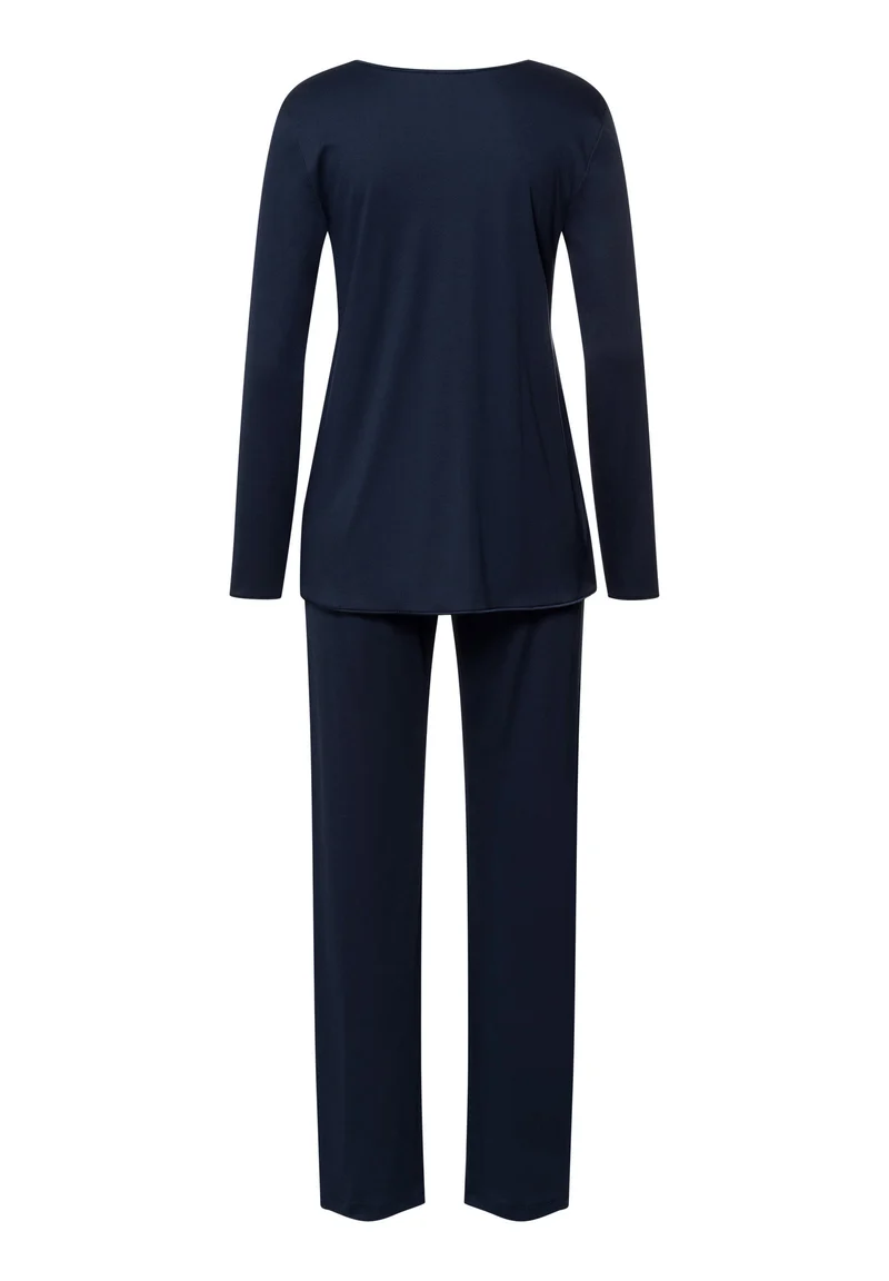 Cotton Silk L/SLV Pajama | deep navy 074816-071610
