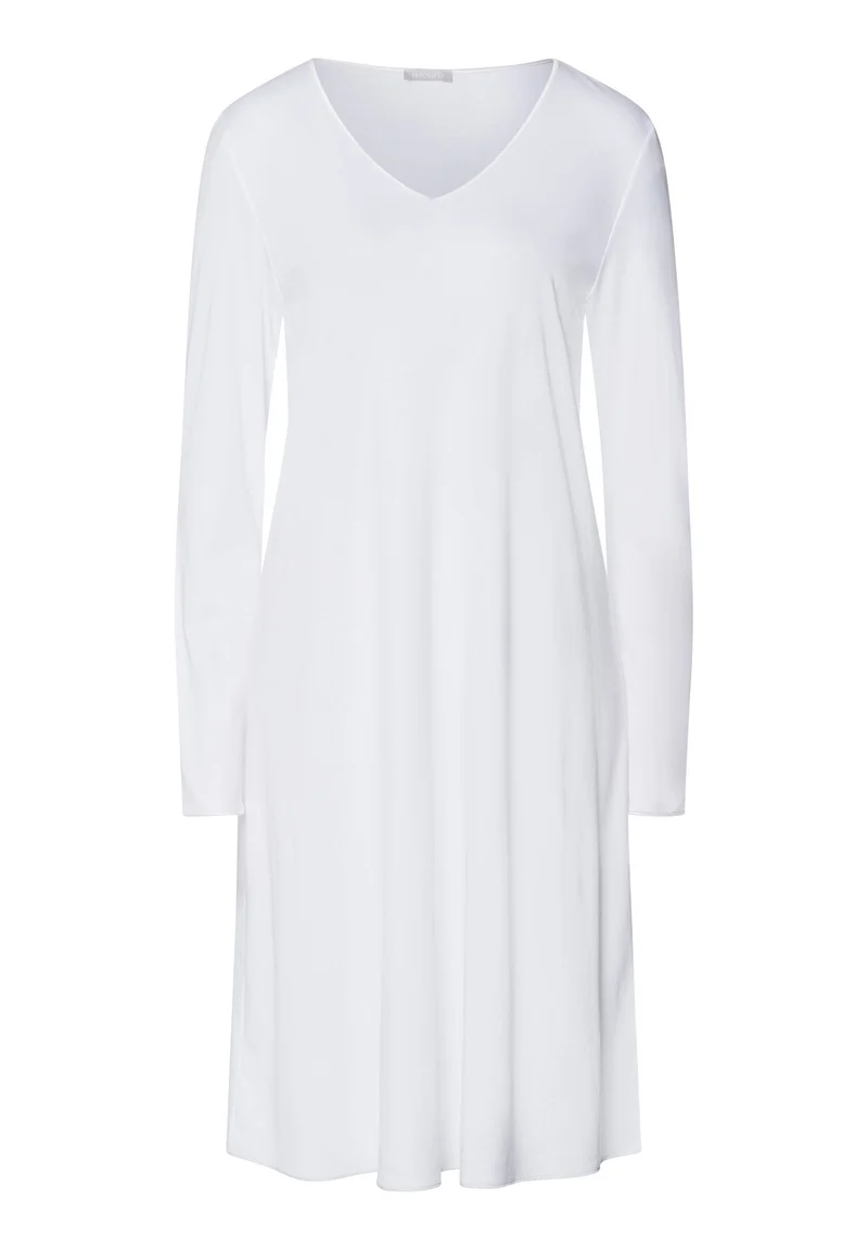 Cotton Silk L/SLV Nightdress 100cm | white 074815-070101