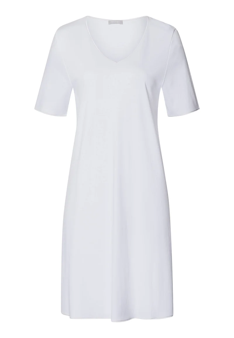 Cotton Silk S/SLV Nightdress 90cm | white 074814-070101