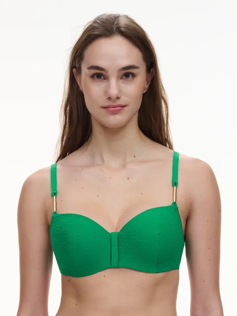 Chantelle Swimwear - Hera Halbschalen-Memory-BH Smaragdgrün