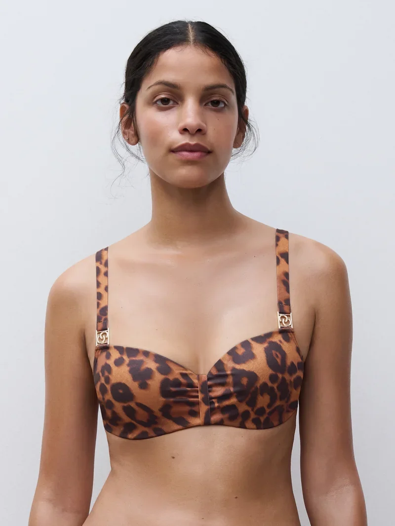 Chantelle Bademode - Sauvage Halbschalen-Memory-BH Wild Leopard