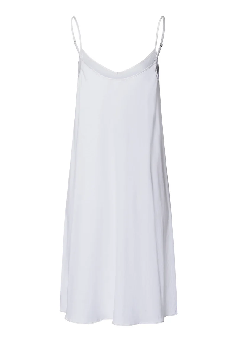 Cotton Silk Spaghetti Dress 95cm | white 074813-070101