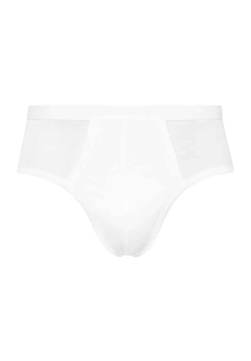 Cotton Pure Briefs with fly | white 073631-070101