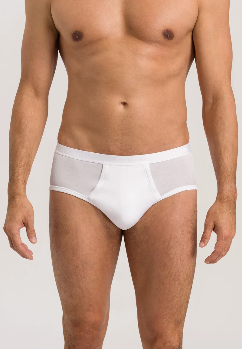 Cotton Pure Briefs with fly | white 073631-070101