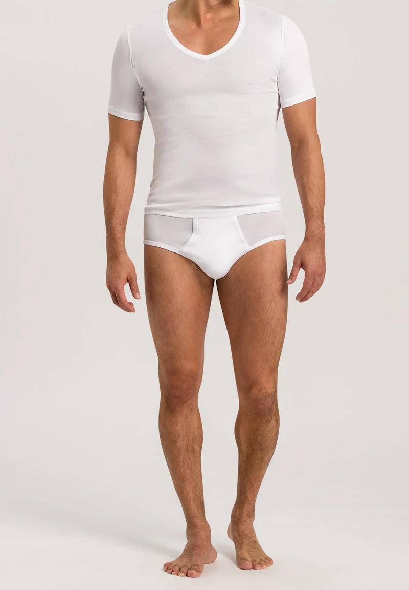 Cotton Pure Briefs with fly | white 073631-070101