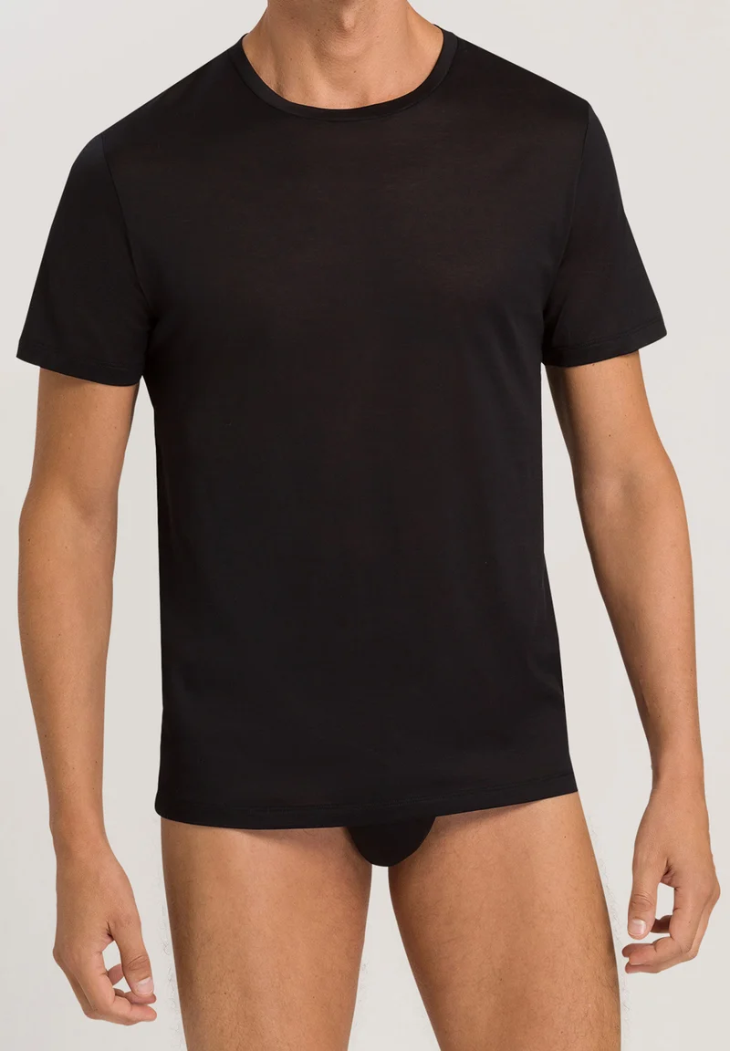 Cotton Sporty S/SLV Shirt | black 073511-070199