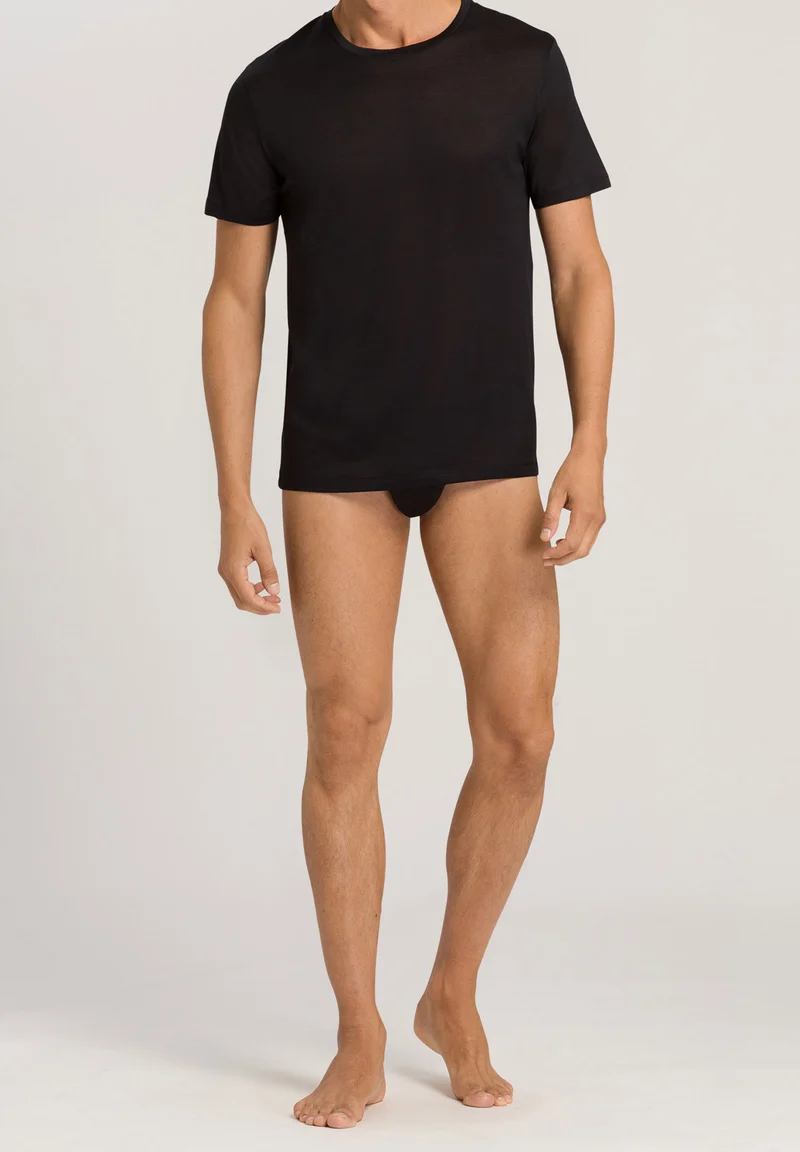 Cotton Sporty S/SLV Shirt | black 073511-070199