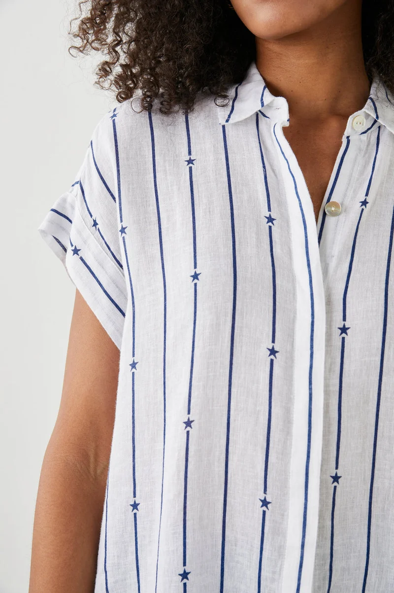 Jamie Navy Star Stripe