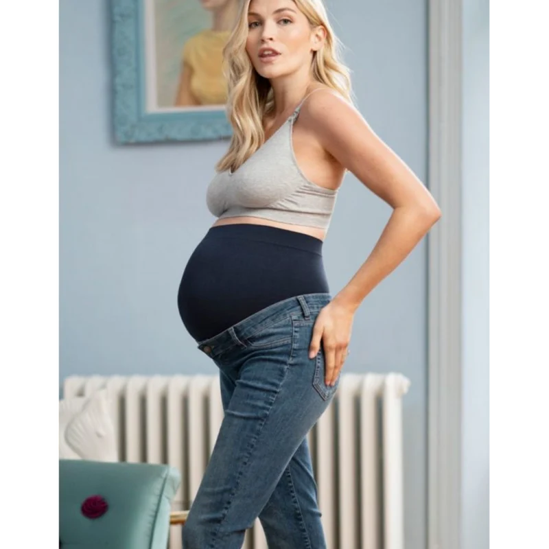 Seraphine Slim Boyfriend Jeans – Carsen – Mittelblau