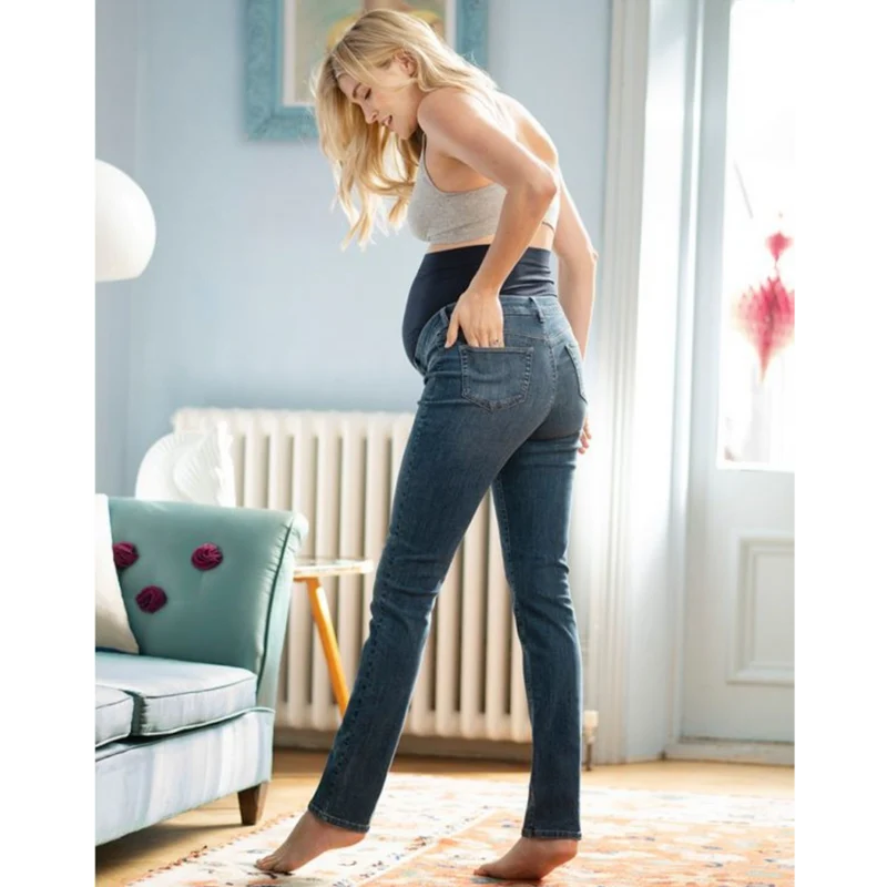 Seraphine Slim Boyfriend Jeans – Carsen – Mittelblau