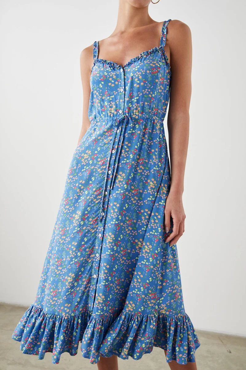 Adalyn Dress Blue Citrus
