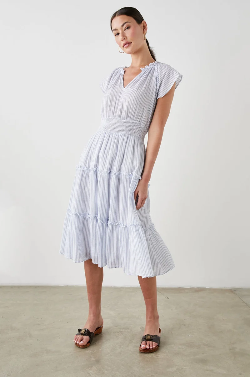 Amellia Dress Cino Stripe