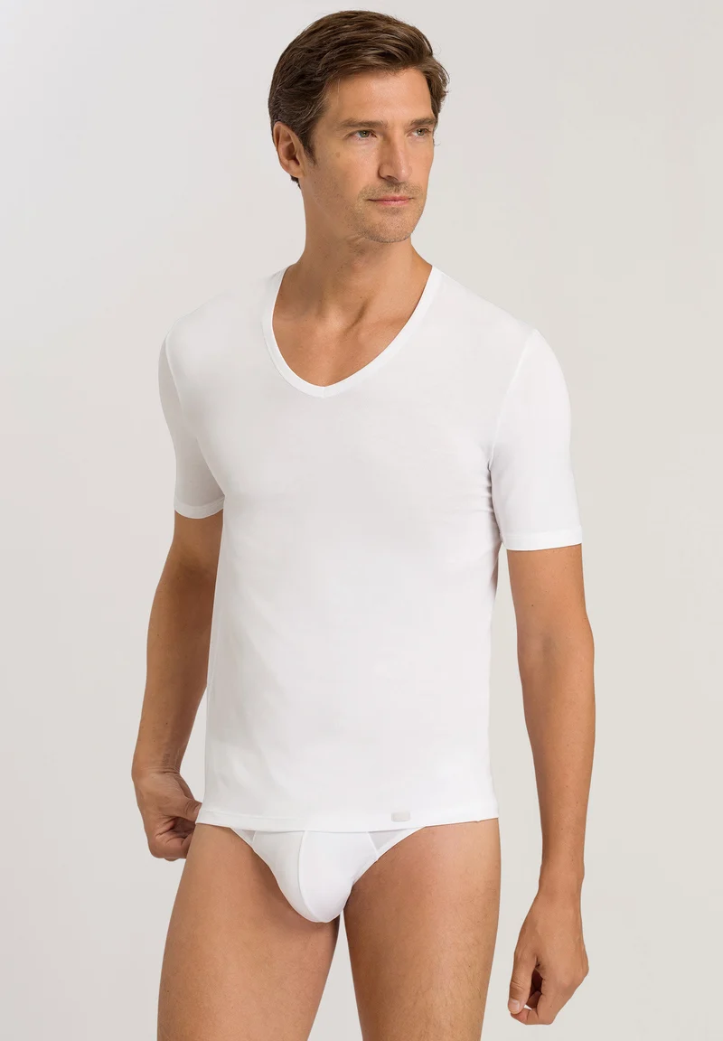 Natural Function S/SLV Shirt V-Neck | white 073185-070101