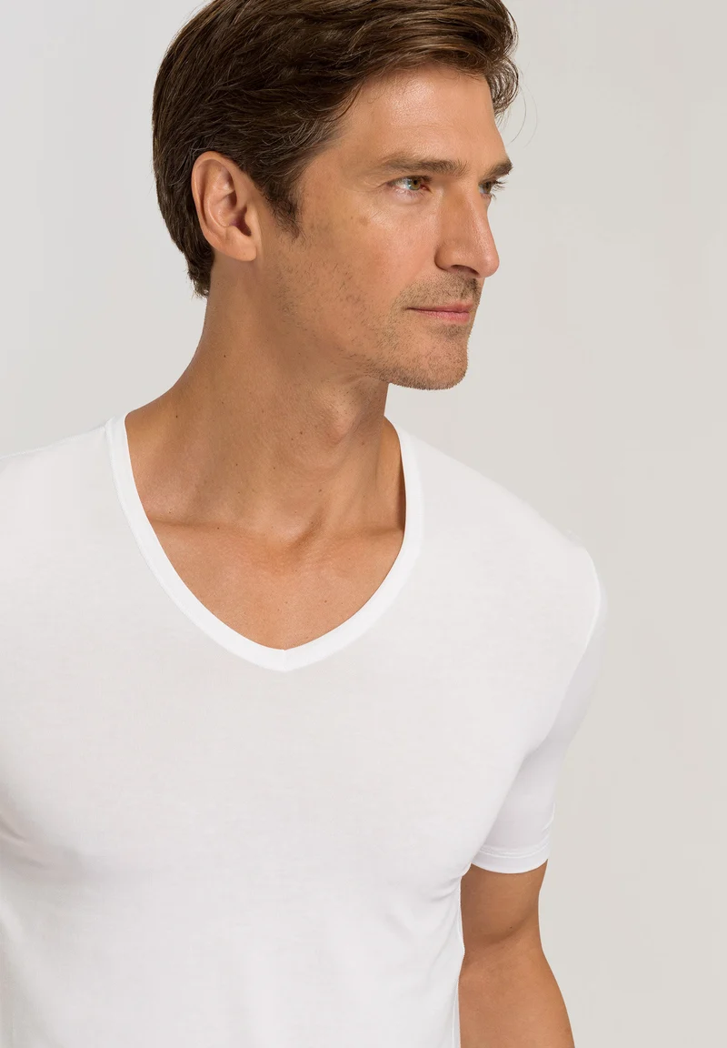 Natural Function S/SLV Shirt V-Neck | white 073185-070101