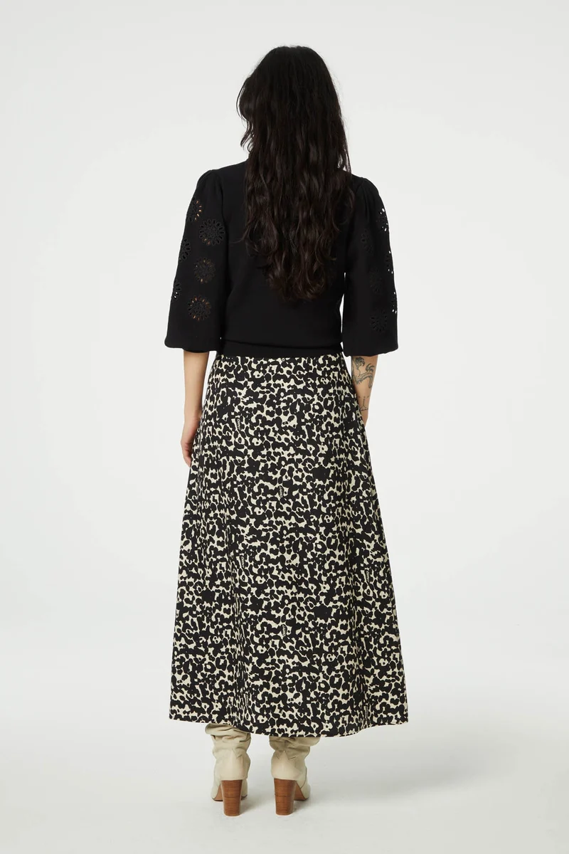 Lydia Black Cat Skirt