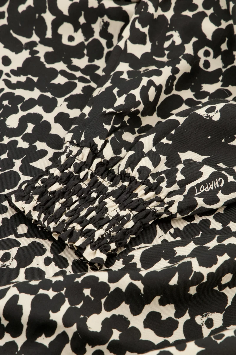 Natalia Black Cat Dress