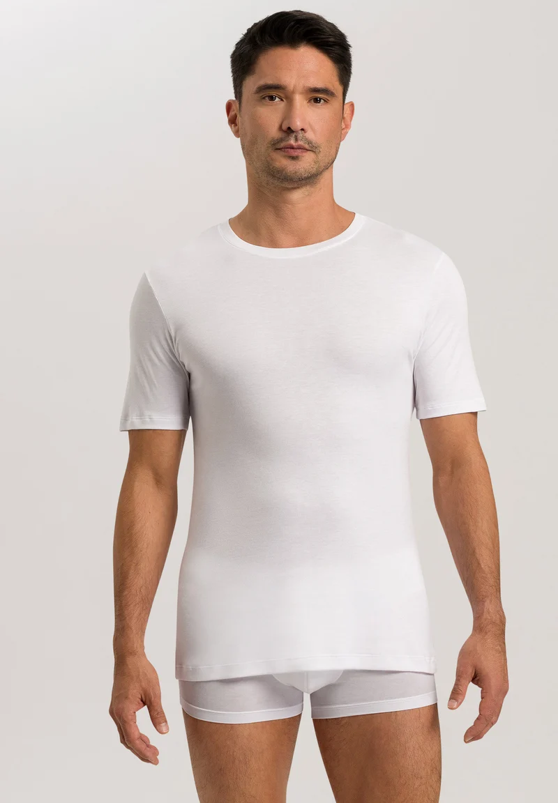Sea Island Cotton S/SLV Shirt | white 073174-070101