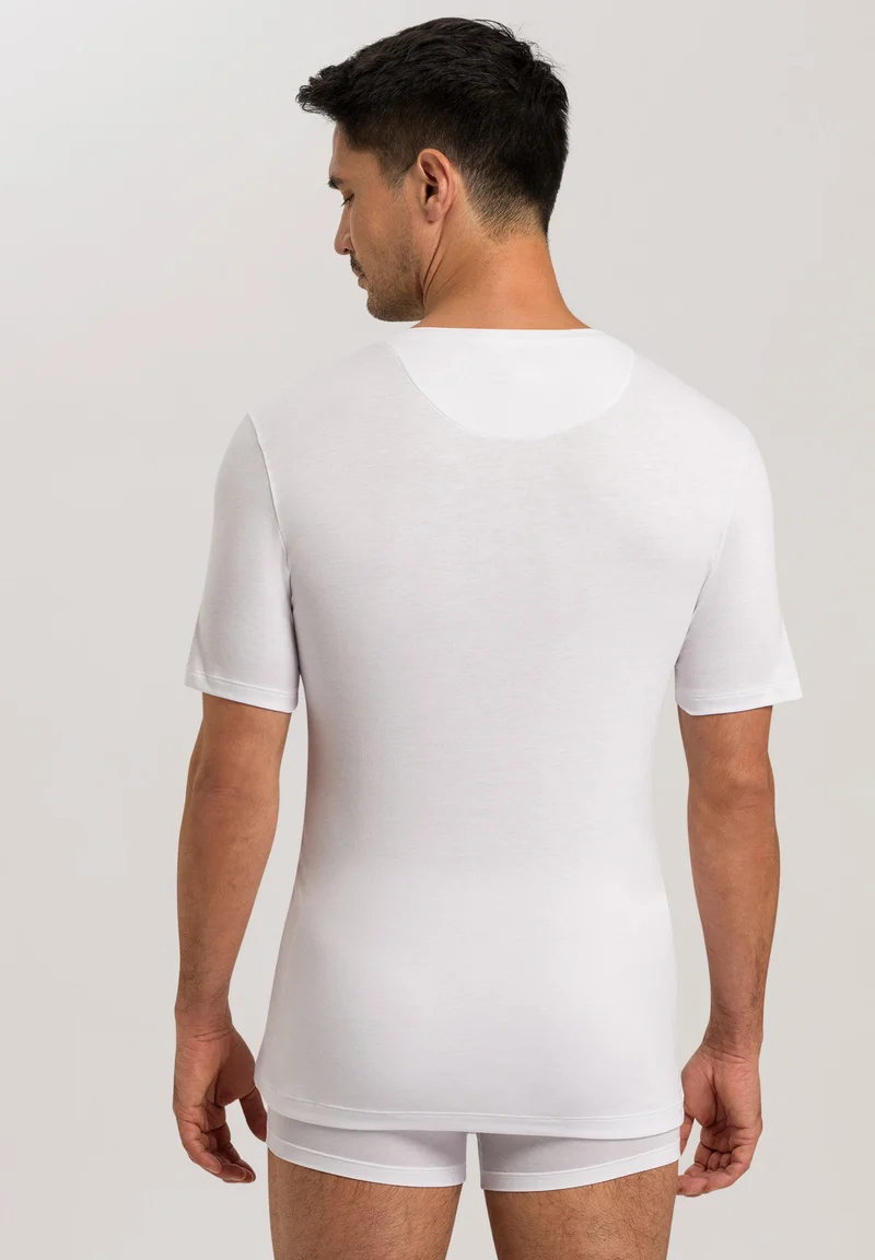 Sea Island Cotton S/SLV Shirt | white 073174-070101