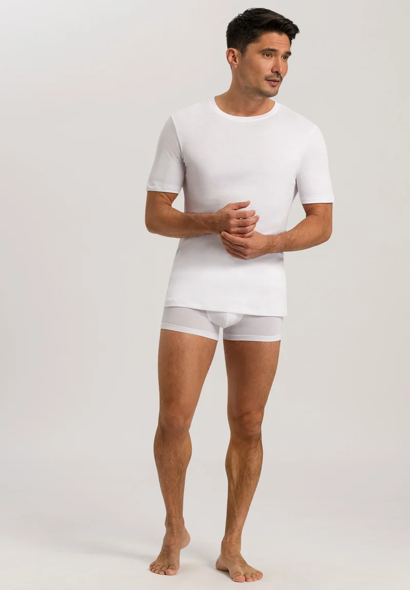 Sea Island Cotton S/SLV Shirt | white 073174-070101