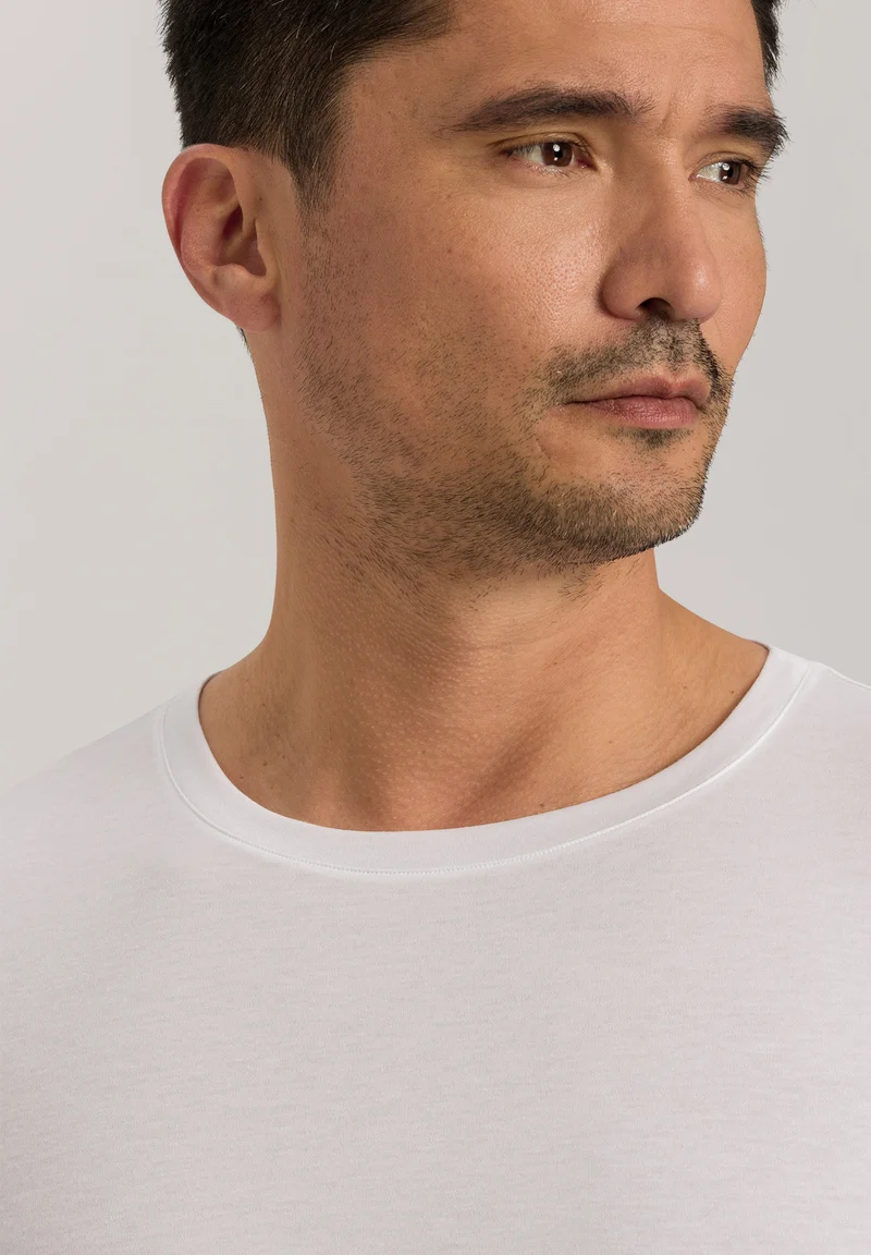Sea Island Cotton S/SLV Shirt | white 073174-070101