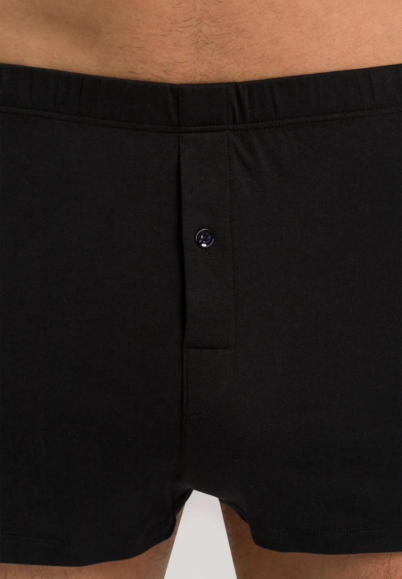 Sea Island Cotton Boxers | black 073172-070019
