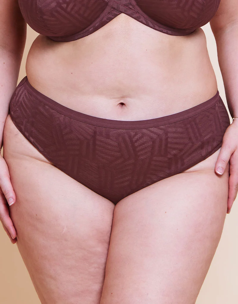 Curvy Kate WonderFull Vibe High Leg Brief Auburn
