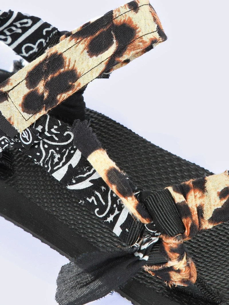 Trekky Leopard Sandal