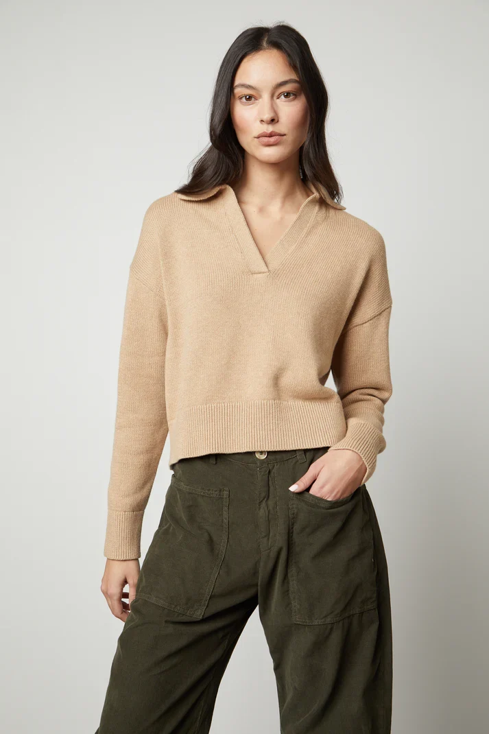 Lucie Camel Jumper
