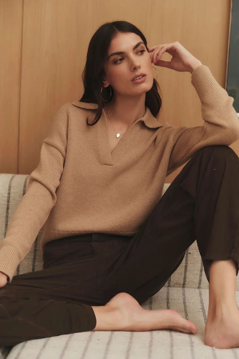 Lucie Camel Jumper