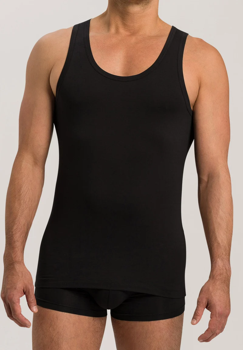 Cotton Superior Tank Top | black 073087-070199