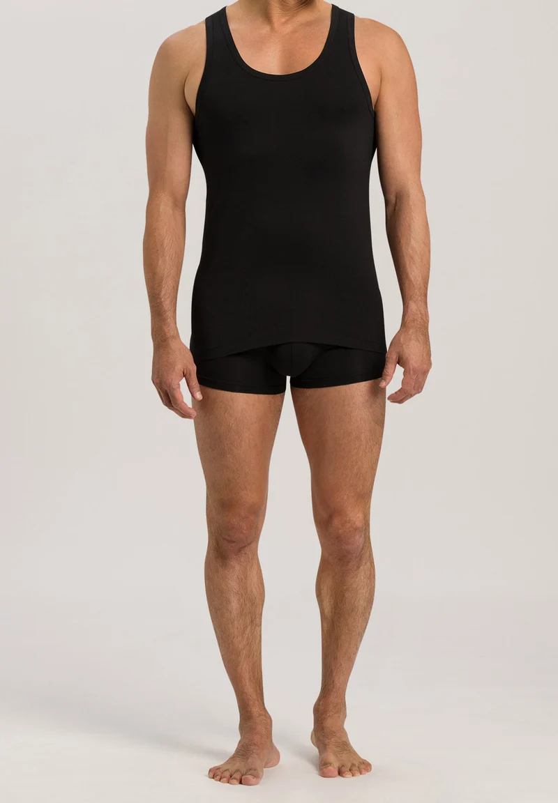 Cotton Superior Tank Top | black 073087-070199