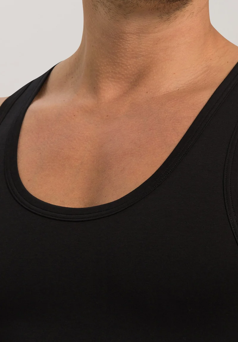 Cotton Superior Tank Top | black 073087-070199