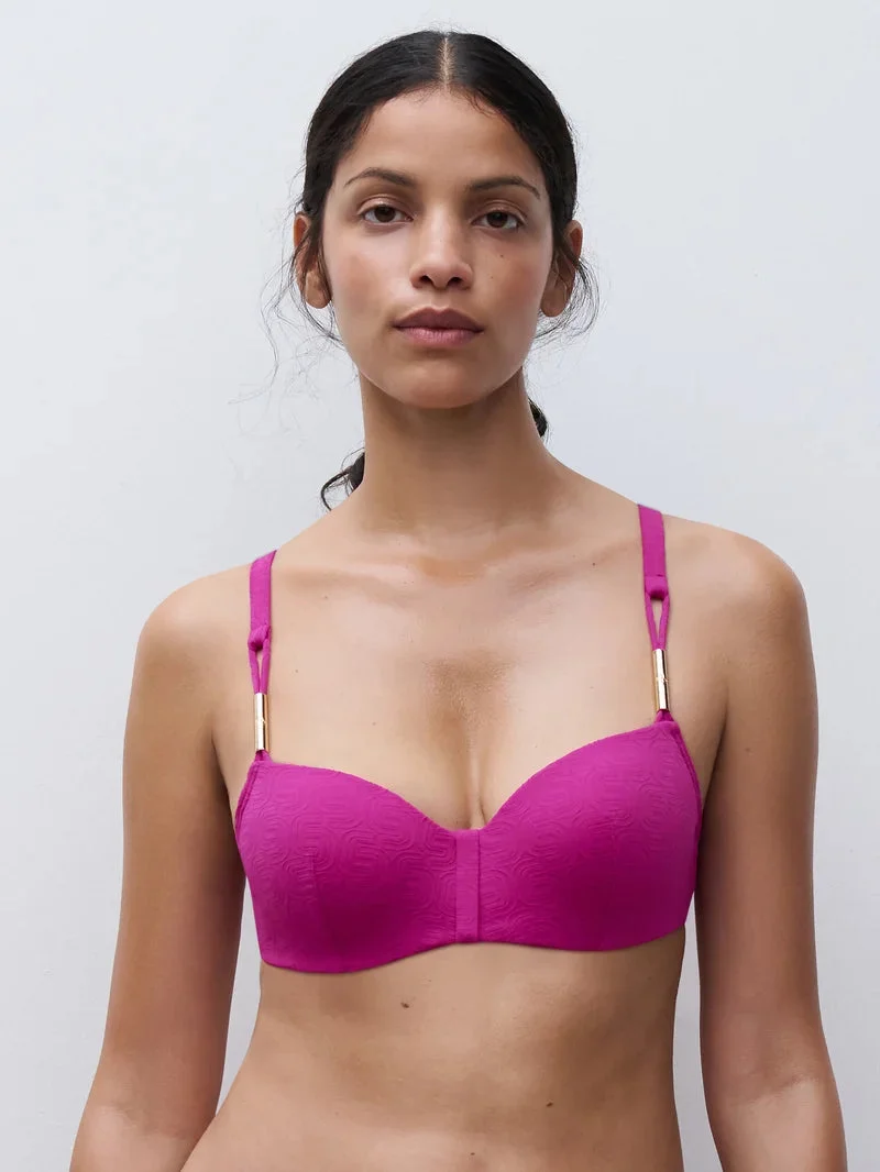 Chantelle Bademode - Hera Halbschalen-Memory-BH Tyrian Fuchsia