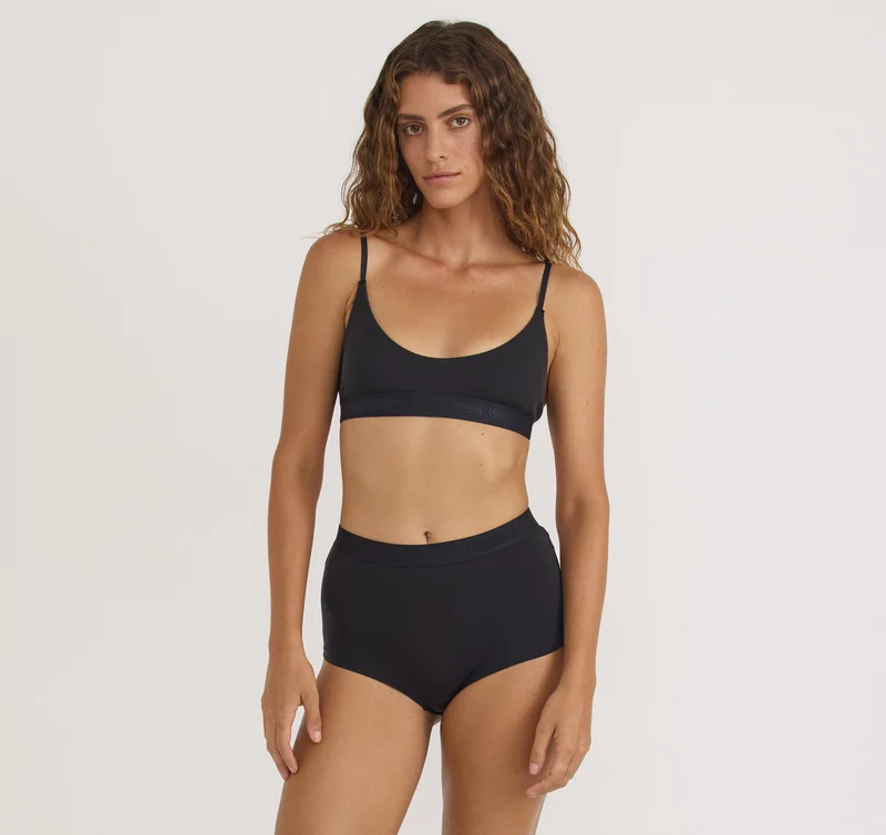 Core Rib Open Back Scoop Bralette 2-Pack