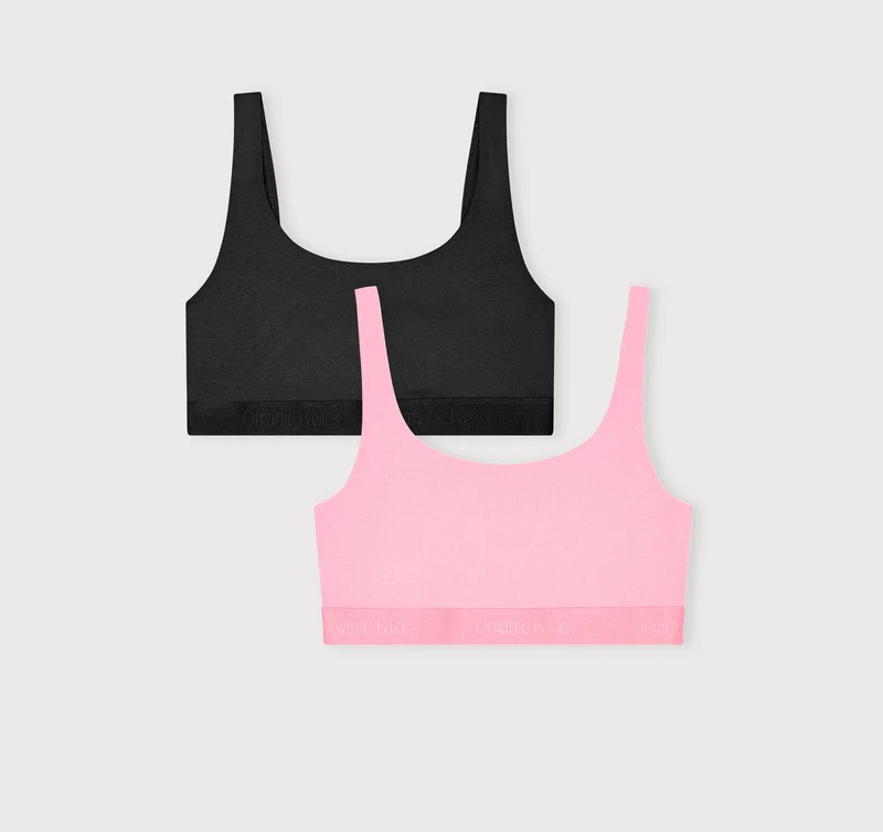 Core Rib Tank Bralette 2-Pack