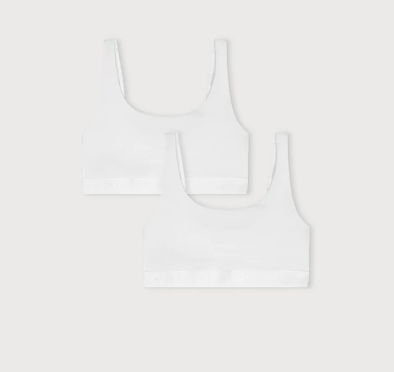 Core Rib Tank Bralette 2-Pack