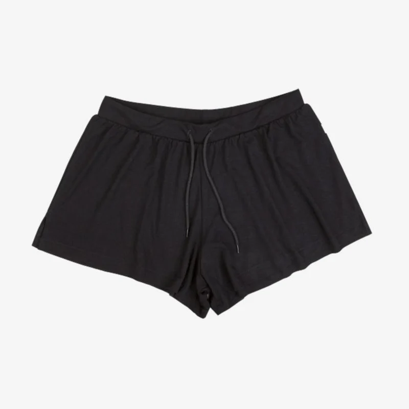 Joha Shorts aus Bambusviskose – Schwarz
