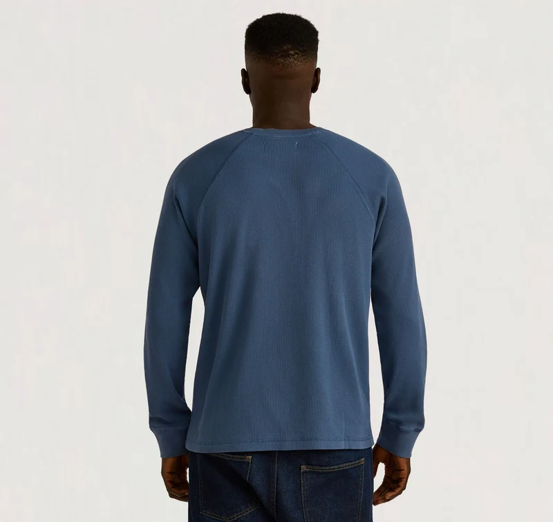 Waffle Raglan Long Sleeve
